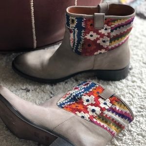 Anthropologie JASPER & JEERA Embroidered Boots